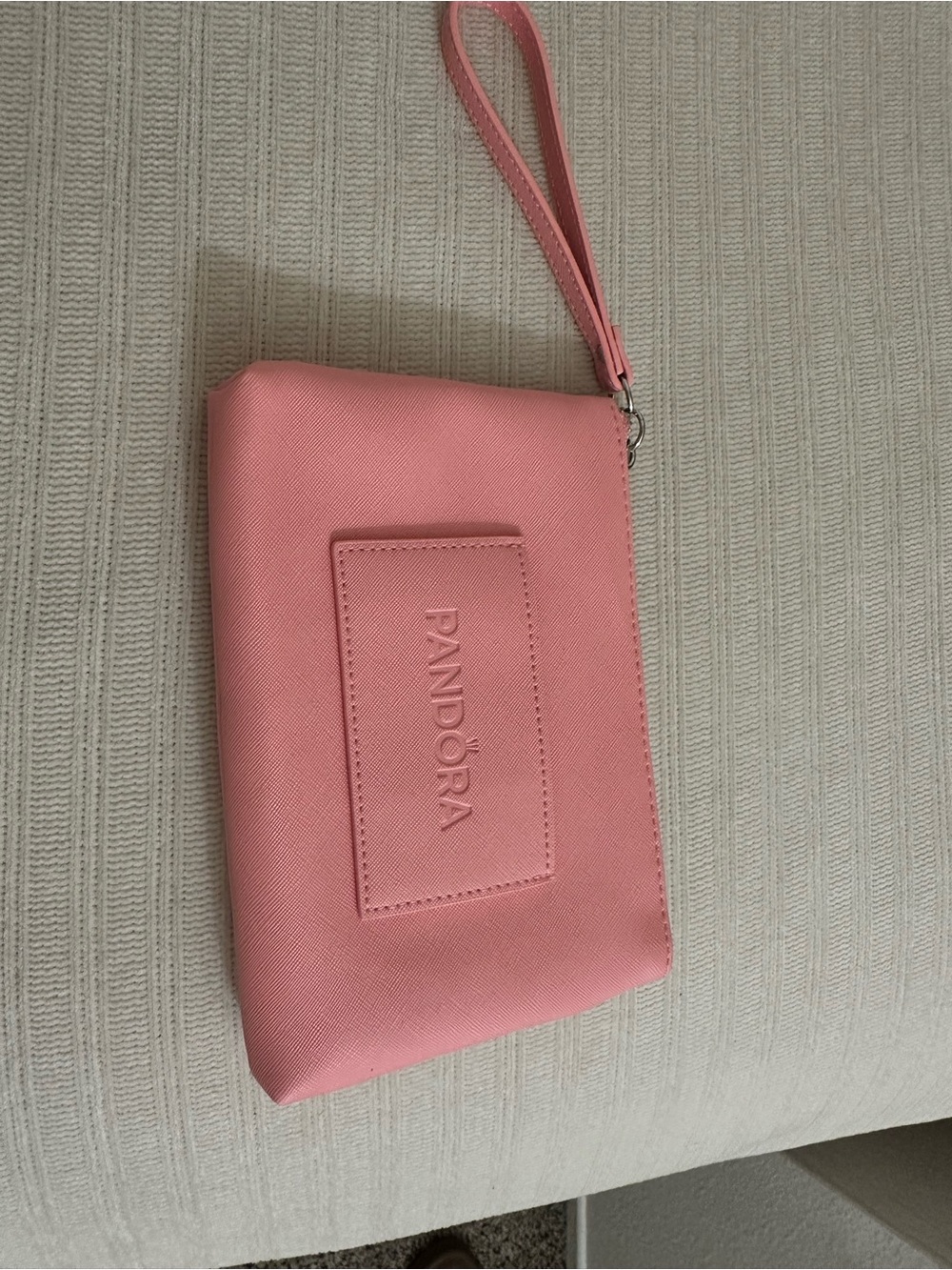 Pandora Coral Pink Wristlet Clutch